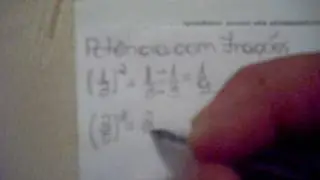 Potência com Frações