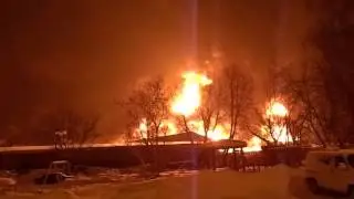 Взрыв цистерн с газом Киров