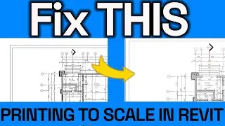 FIX THIS ERROR WHEN EXPORTING OR PRINTING SHEETS IN REVIT. How to Print To Scale in Revit.