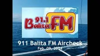 91.1 Balita FM -aircheck 2024