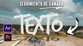 CAMERA TRACKING with TEXT (Premiere Pro / After Effects)