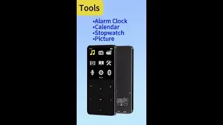 How do you use the various widgets in an MP3 player?