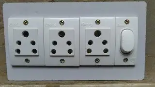 3 socket 1 Switch connection, 3 5 pin socket 1 switch connection