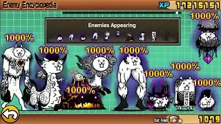 The Battle Cats - Enemies at 1000% (Part 3) ALL MANIC
