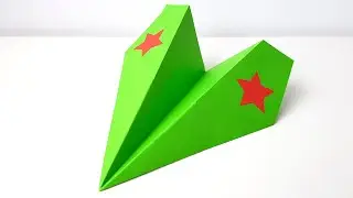 Origami Paper Airplane DIY Paper Crafts for February 23 Gift for Dad on February 23 Handmade