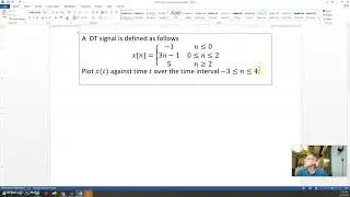how to plot a Discrete time signals (MATLAB)