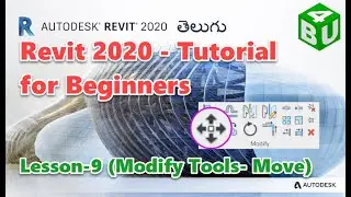 how to use move tool in revit | How to move objects in revit | Using the Modify tools in Revit