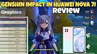 Genshin impact in huawei nova 7i | Graphics review | smooth?