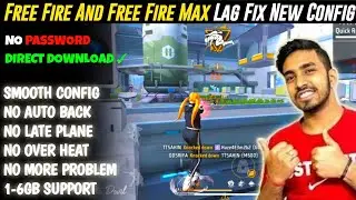 Free Fire Lag fix New Config Today | Very Powerful | Free Fire Lag Problem Love 1gb 2gb Ram | FF lag