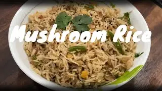 Easy Mushroom Fried Rice | Mushroom Rice Recipe | Mushroom Fried Rice | Fried Rice Recipes