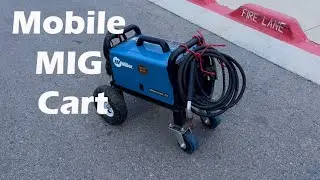 Mobile welder cart for small welding machines