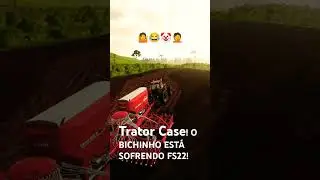 TRATOR CASE! O BICHINHO ESTÁ SOFRENDO FS22!