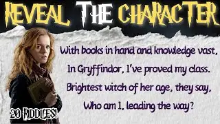 Solve The Riddles - Reveal The Characters! Harry Potter Quiz - Only Potterheads Will Get Them All