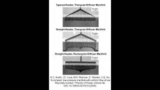Manifold design theory, published in Physics of Fluids, 2024.