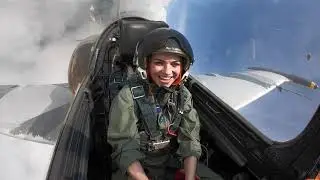Flight on the L-39 (Nastya)