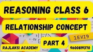 REASONING CLASS 6 - RELATIONSHIP CONCEPT - PART 4 - TNPSC GROUP 2A MAINS #rajlaksi