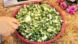 Простой, сытный, очень вкусный ЗАВТРАК  ПО-ДЕРЕВЕНСКИ из зелёного лука и всего, что есть под рукой!