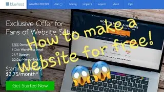 How to create a Website for free!2018-2019!