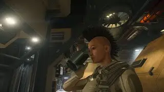 Caffè a Lorville -- Americano? Expresso? Mocha? Latte? or B...Blood? I Star Citizen Coffee 3.18 I 4k