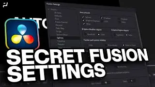 DaVinci Resolve Secret Fusion Settings
