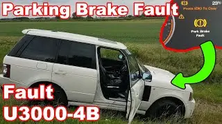Range Rover Vogue Overfinch electric parking brake not working... Fault finding and repair.