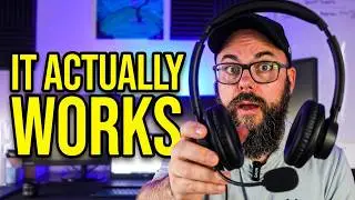 Are AI Noise Cancelling Headphones ACTUALLY Worth It? | Cyber Acoustics AI Noise Cancelling Review