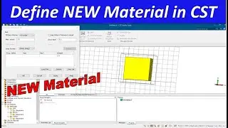 How to Define New Material in CST