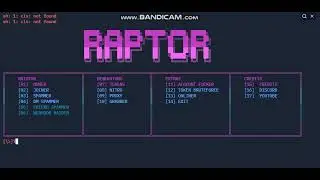 Raptor Multi Tool | dmspammer, tokengen, nitrogen, tokenfucker and more