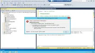 RESOLVING ERROR 4064  IN SQL SERVER