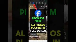 How to fix Facebook videos always playing in full screen Problem || facebook videos playing as reels