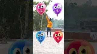 balloon to magic 🪄 new animals vfx funny video tutorial #shorts #foryou #vfx #youtubeshorts