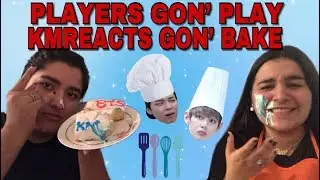 TRYING TO MAKE A BTS CAKE + KPOP DANCE PARTY | BAKING WITH KMREACTS