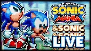 Sonic Mania & Sonic Full Playthrough - Sonic Mania Mod Showcase LIVE