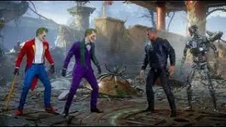 Mortal Kombat 11 Joker Vs Terminator & Endoskeleton Terminator