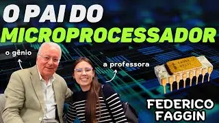 encontro inspirador com FEDERICO FAGGIN no Museu do Computador na Holanda