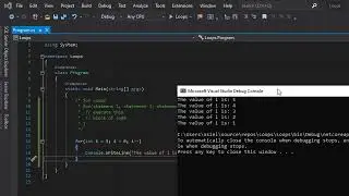 C# for Beginners - For Loop