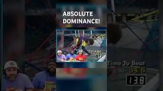 Most legendary performance we’ve seen #challenge #junglegym #athlete #running #ropeswing #maze