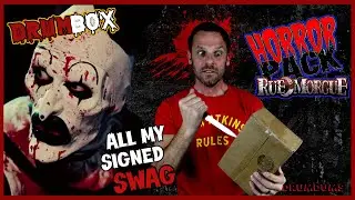 DrumBox! March Horror Pack/Rue Morgue + All My SIGNED SWAG!