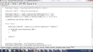 Java Code for RSA Key Generation