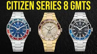 CITIZEN Series 8 880 Automatic - Flyer / Traveler GMTs Integrated Bracelet Sports Watches