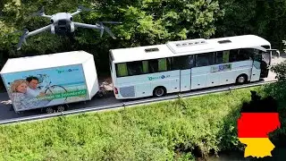 MET DE TOURINGCAR EN DE FIETSTRAILER DOOR DUITSLAND ! VLIEG MET MIJ MEE OP DEZE MOOIE REIS !