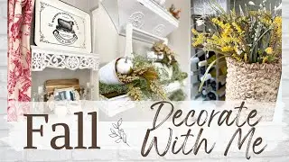 FALL DECORATE WITH ME 2021🍂~ FRENCH COUNTRY DECOR ~ COZY DECORATING IDEAS FOR FALL ~ Monica Rose 🍂