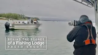 Behind The Scenes of a Fishing Lodge Photo Shoot! SALMON FISHING BC