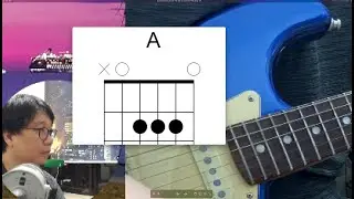A Chord, A Major Scale - Guitar Practice