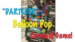 Safer than Balloon Darts! Try DARTLESS Balloon Pop Carnival Game