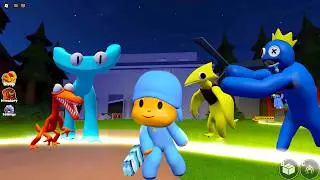 INSANE RISK! 😱POCOYO Escapes Rainbow Friends