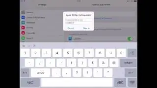 How to sign into an iTunes account on an iPad or iPhone