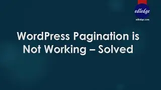 WordPress Pagination is Not Working – Solved