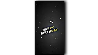 Happy Birthday BLACK SCREEN TEMPLATE video. Kinemaster Birthday Wishes Template Video. #temple #ss