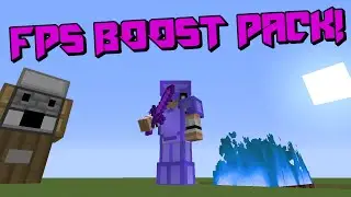 Minecraft PvP Texture Pack - Default FPS BOOST Purple Edit NO LAG 16x16 BOOSTER FPS+ 1.9 1.8 1.7